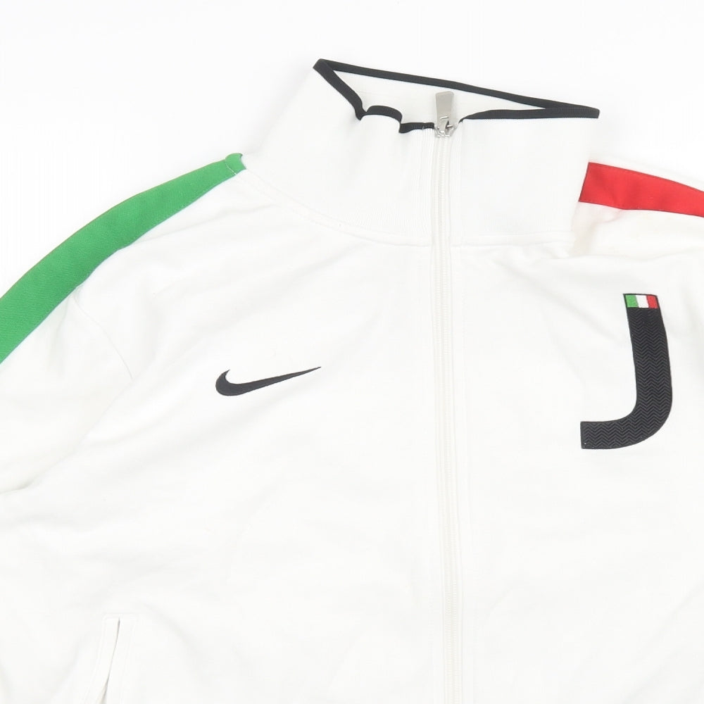 Nike Mens White   Full Zip Sweatshirt Size M  - Juventus