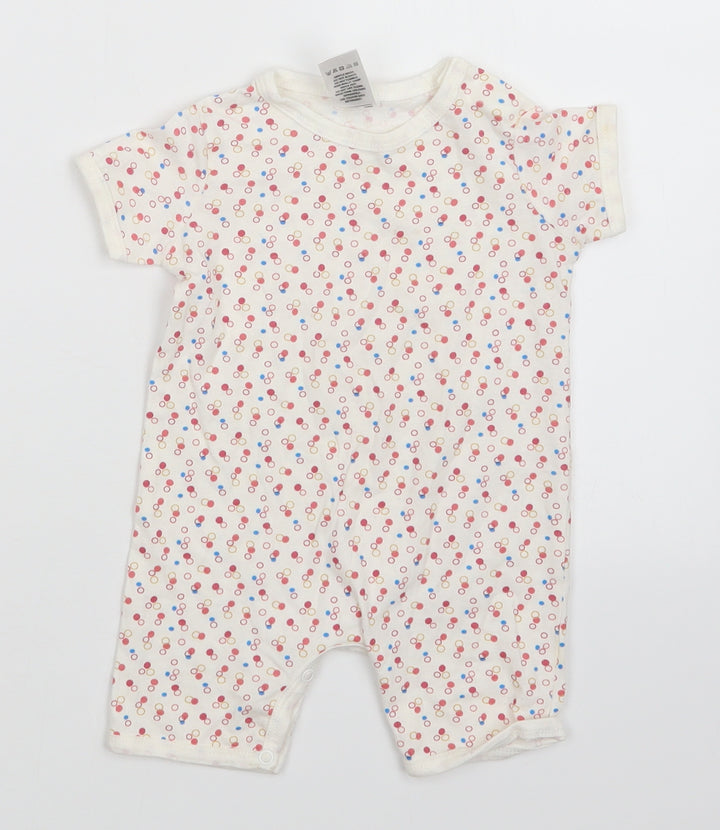 Lily & Dan Baby Multicoloured Polka Dot Romper One-Piece Size 3-6 Months
