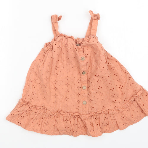 George Girls Orange   A-Line  Size 18-24 Months