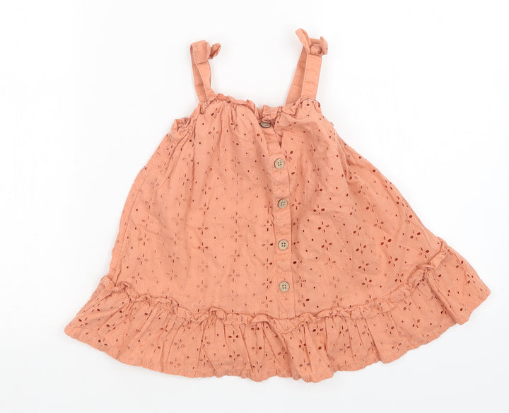 George Girls Orange   A-Line  Size 18-24 Months