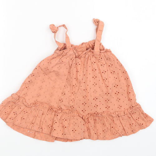George Girls Orange   A-Line  Size 18-24 Months
