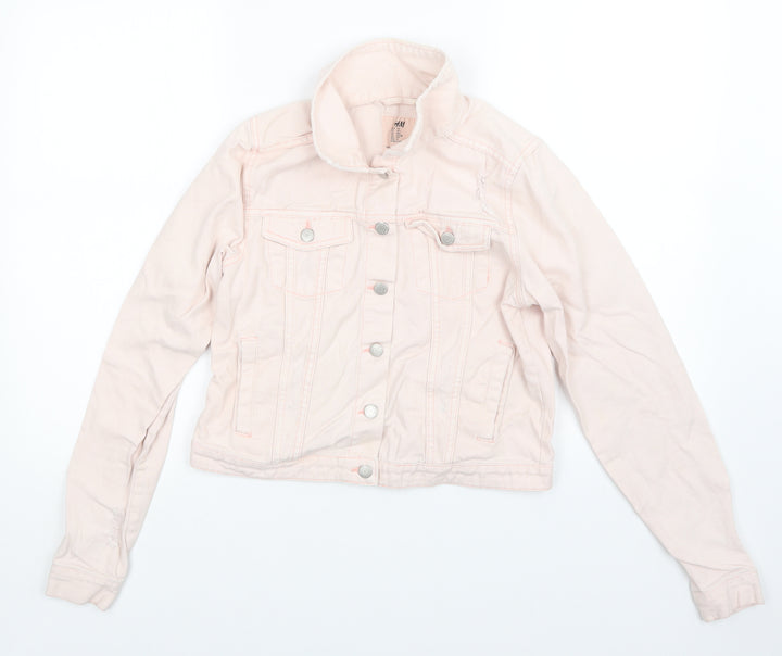 H&M Girls Pink Jacket Size 15 Years