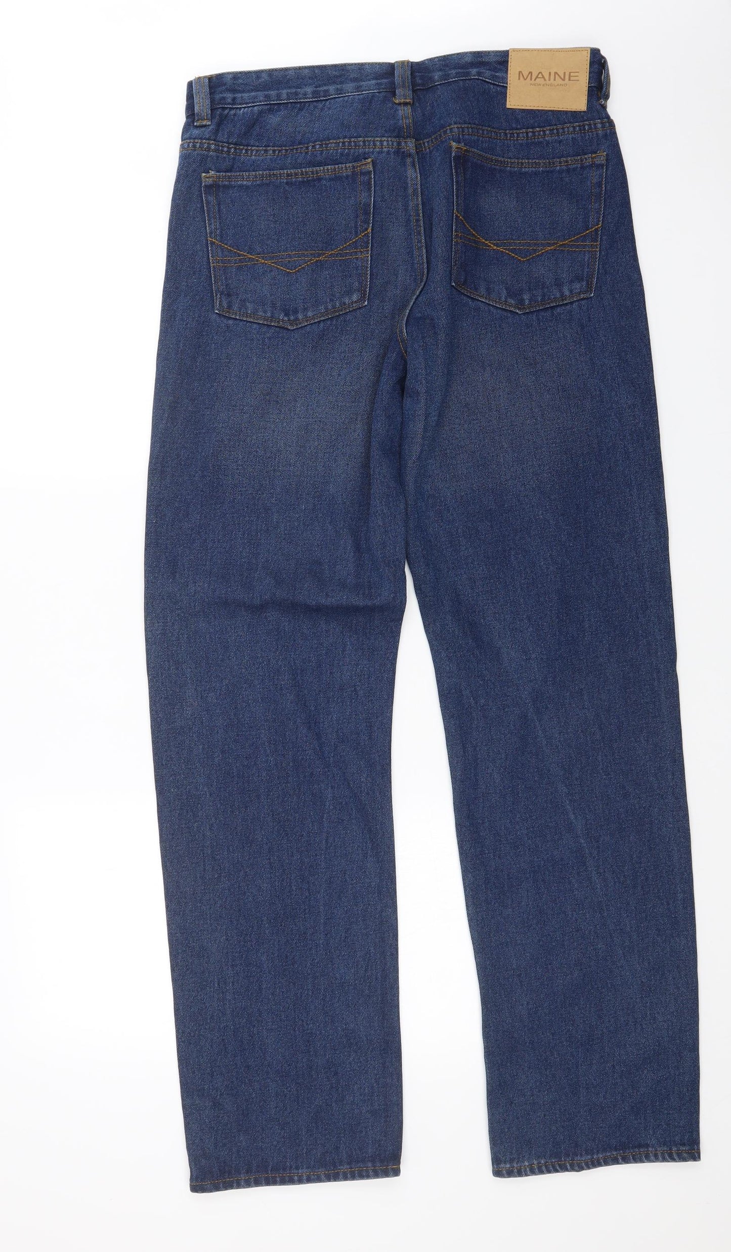 Debenhams Mens Blue   Straight Jeans Size 34 L33 in