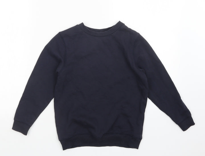 TU Boys Blue Pullover Sweatshirt Size 7 Years