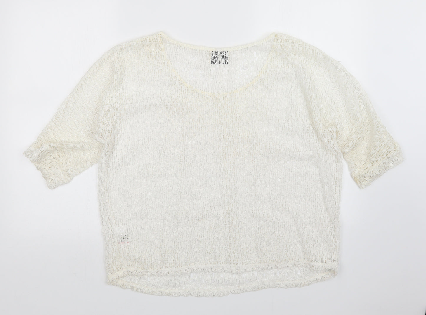 NEXT Womens White   Pullover Jumper Size 14
