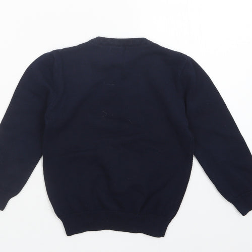 Primark Boys Blue   Pullover Sweatshirt Size 4-5 Years