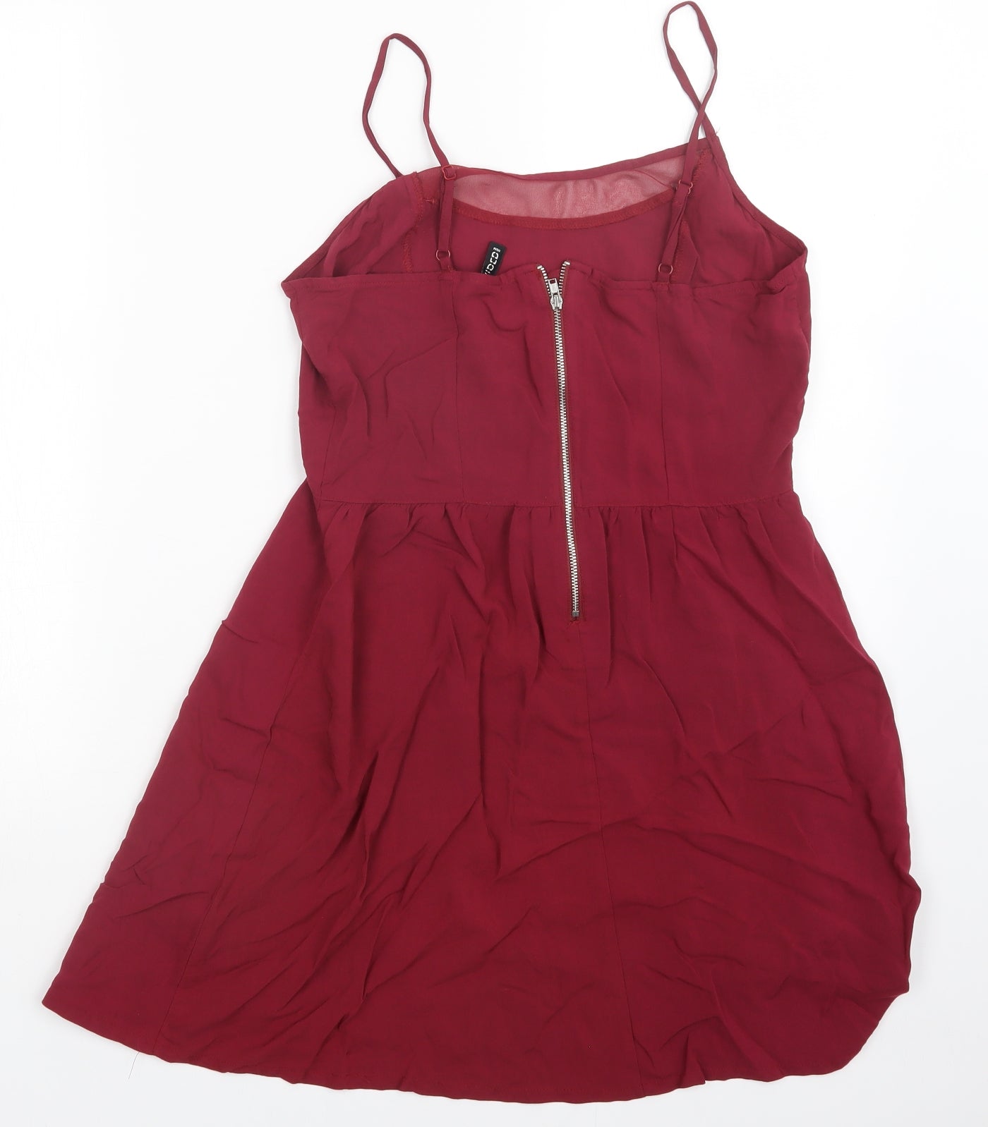 H&M Womens Red   Tank Dress  Size 12