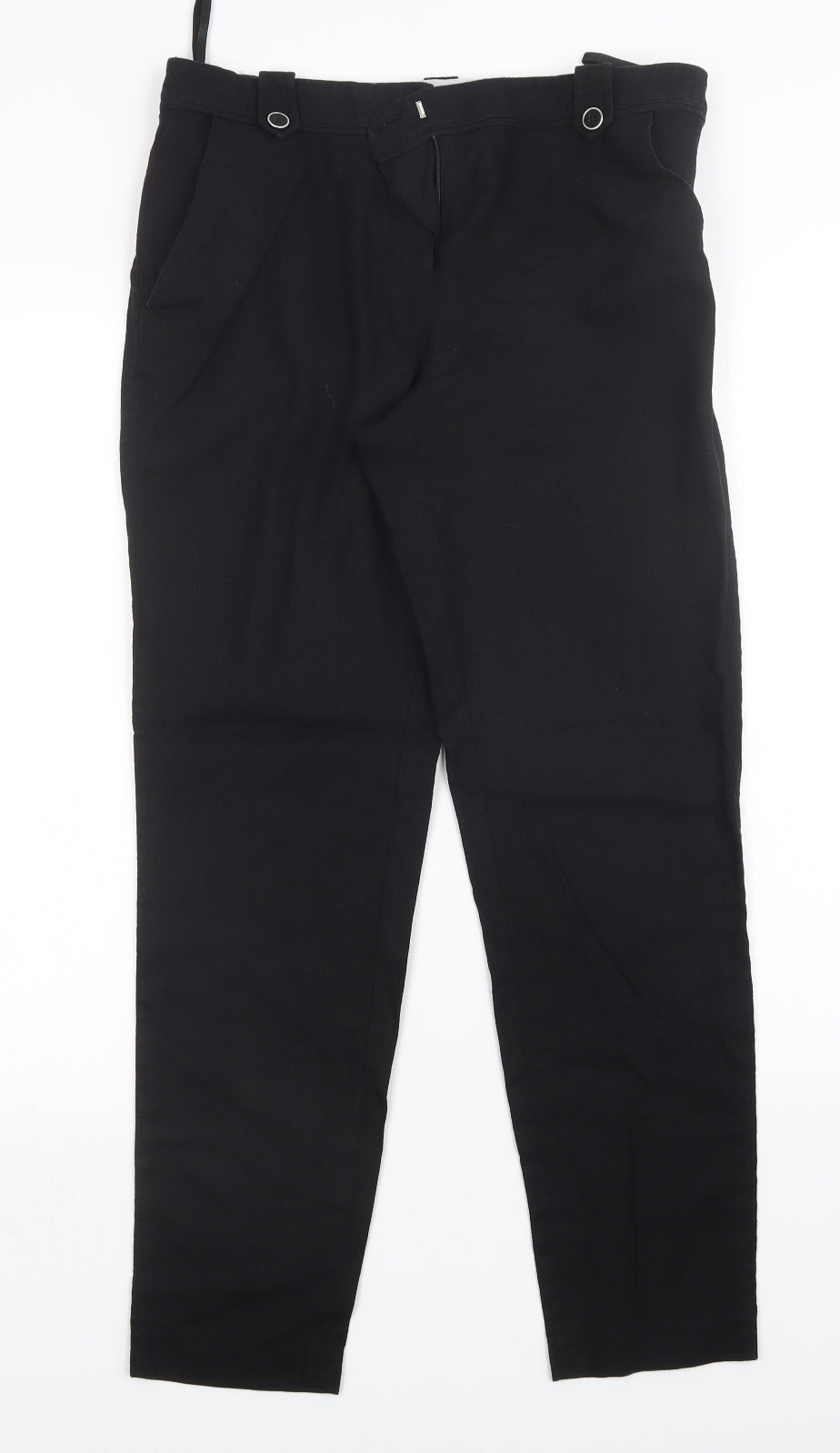 George Womens Black   Trousers  Size 10 L27 in