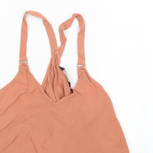 New Look Womens Orange   Basic Tank Size 8