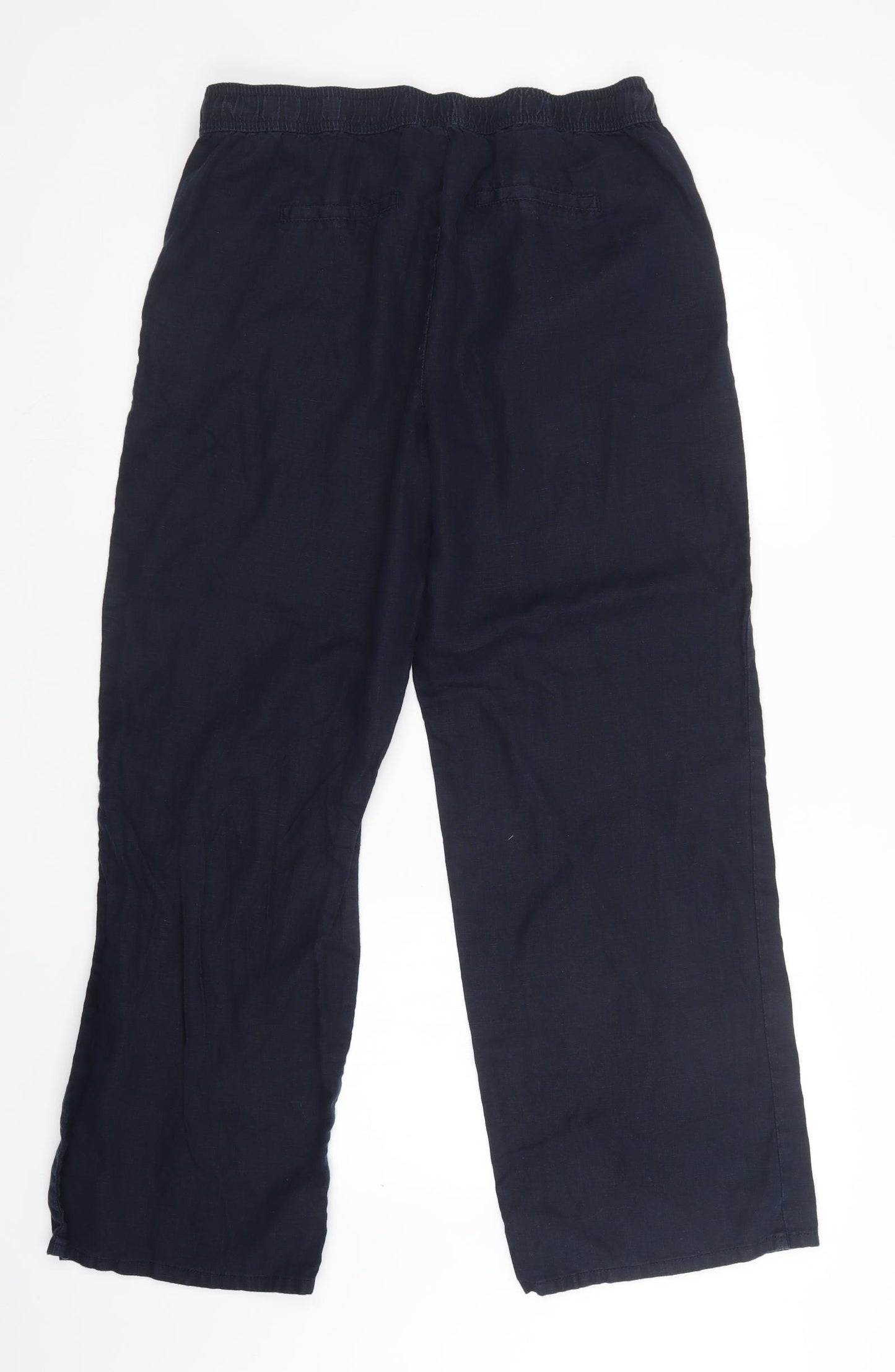 M&S Womens Blue   Trousers  Size 16 L30 in