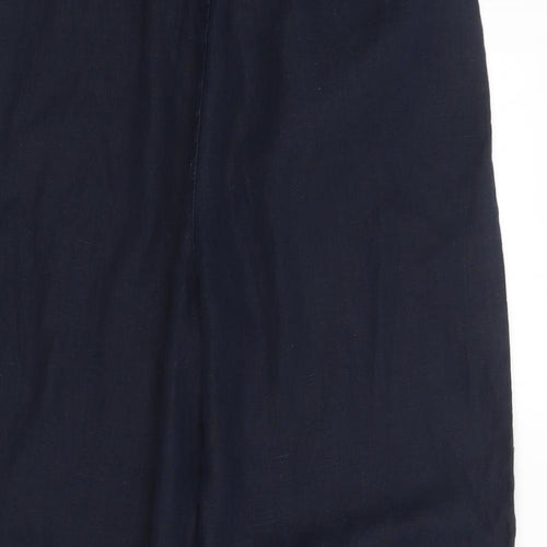 M&S Womens Blue   Trousers  Size 16 L30 in