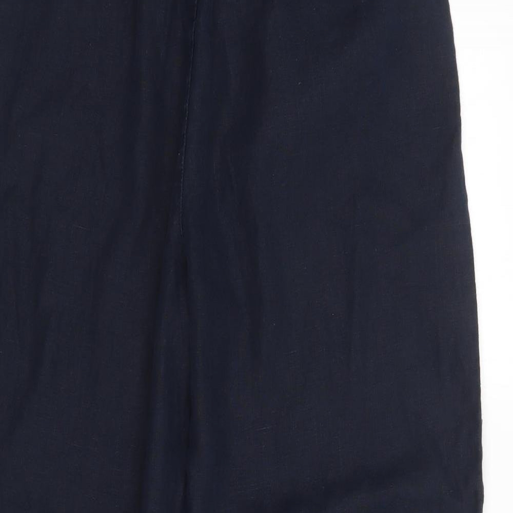 M&S Womens Blue   Trousers  Size 16 L30 in