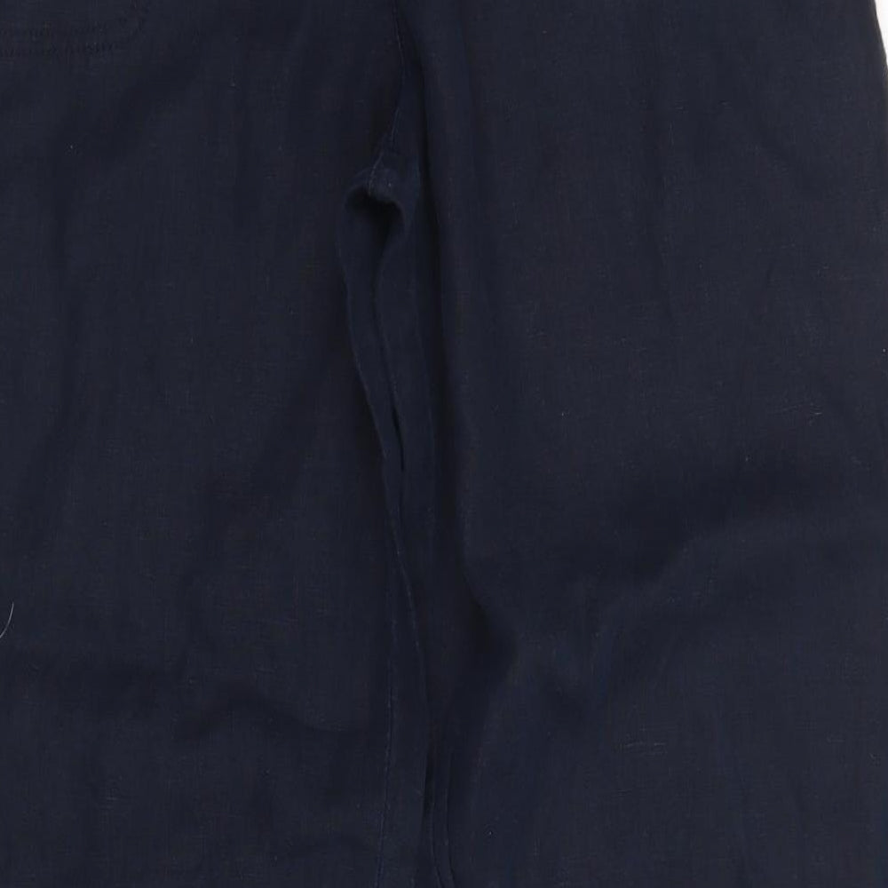 M&S Womens Blue   Trousers  Size 16 L30 in