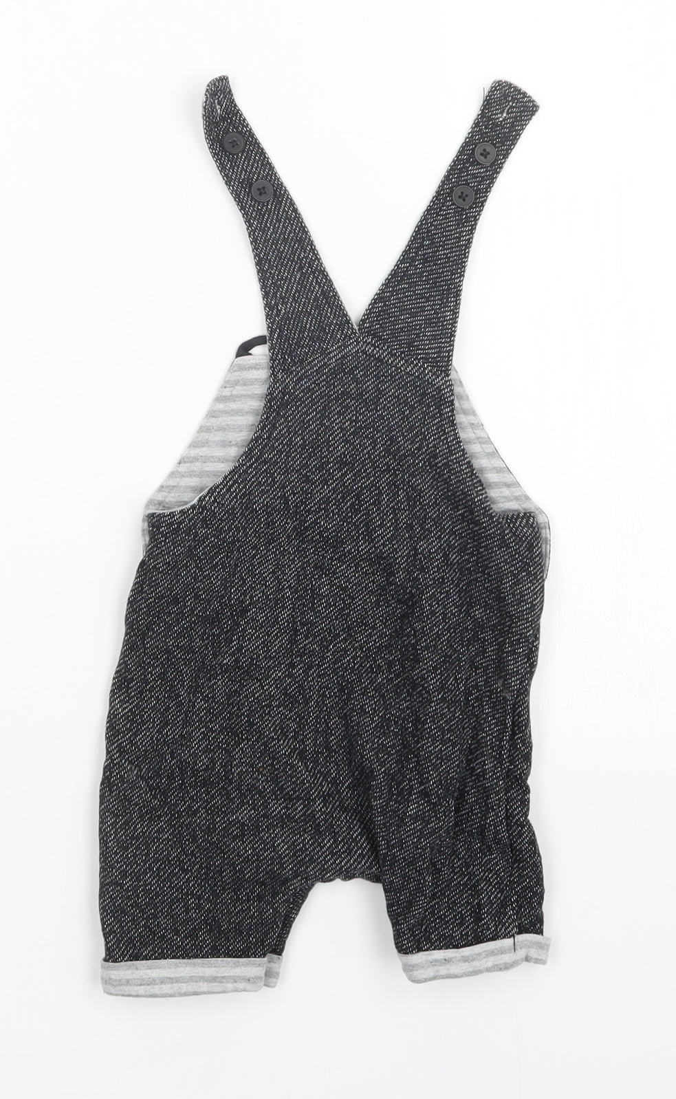 George Baby Grey   Dungaree One-Piece Size 6-9 Months  - batman