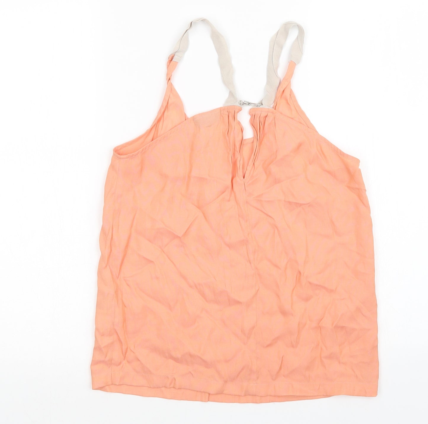 Topshop Womens Orange   Basic Tank Size 8