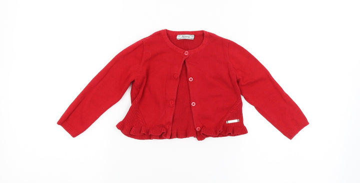Mayoral Baby Red Cardigan Jumper