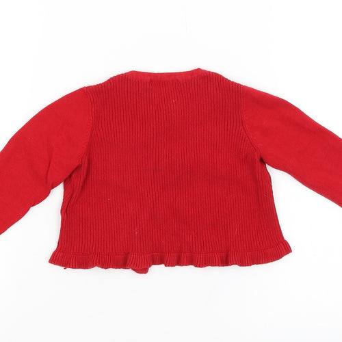 Mayoral Baby Red   Cardigan Jumper