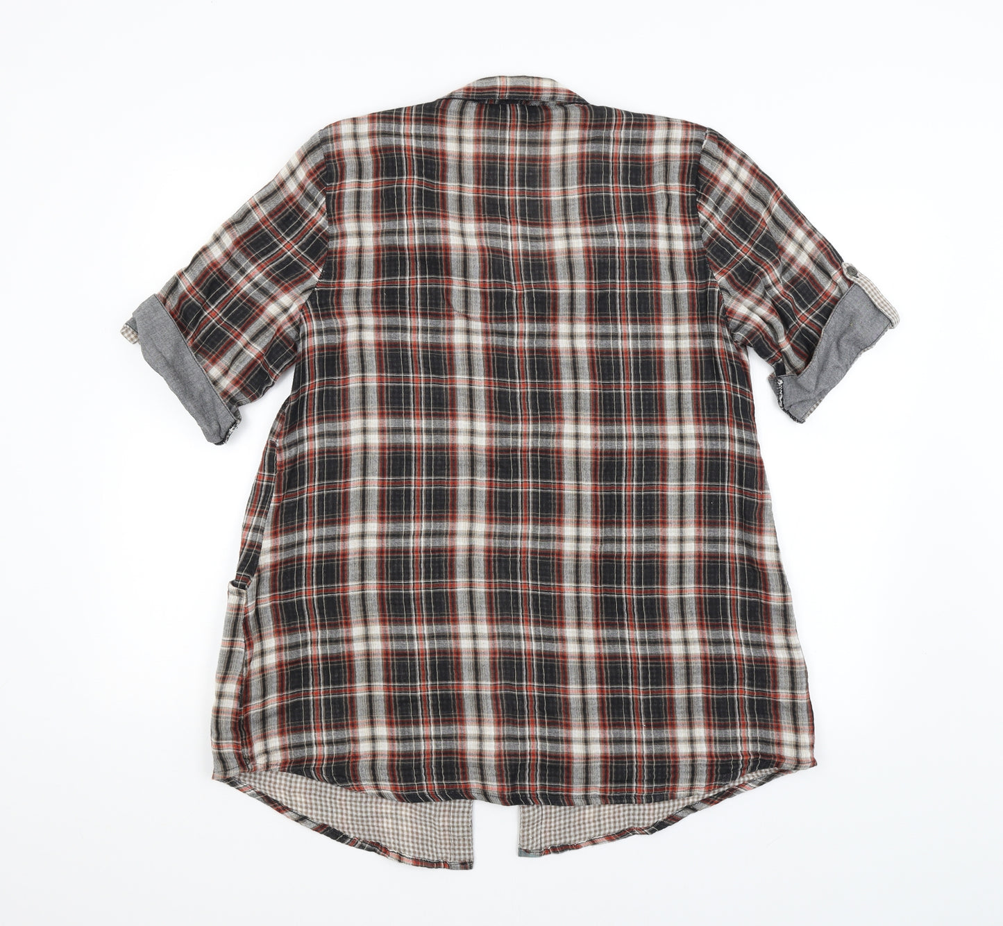 BM Womens Multicoloured Check  Basic Button-Up Size 16