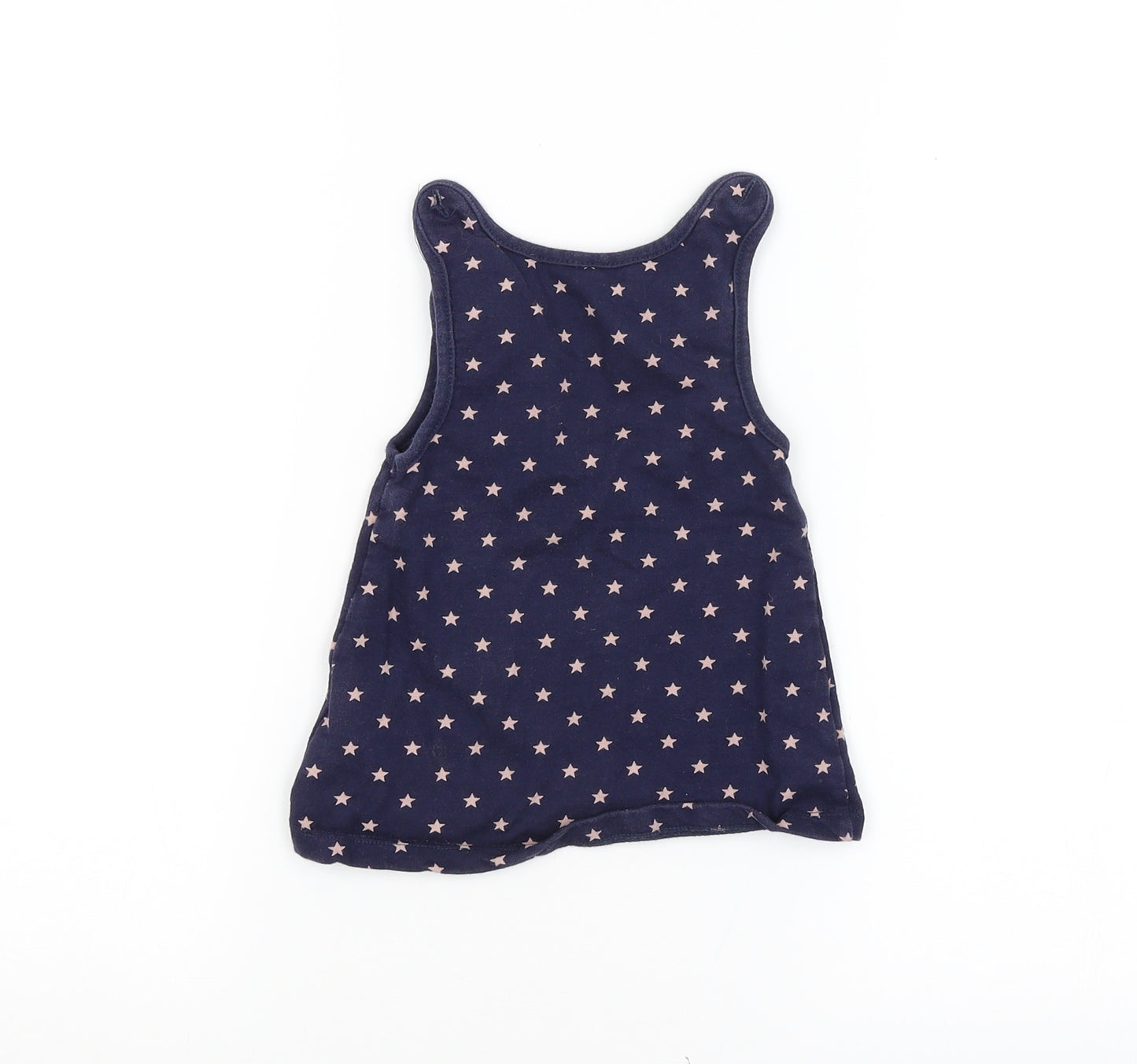 Blue Zoo Girls Blue Geometric  Dungaree One-Piece