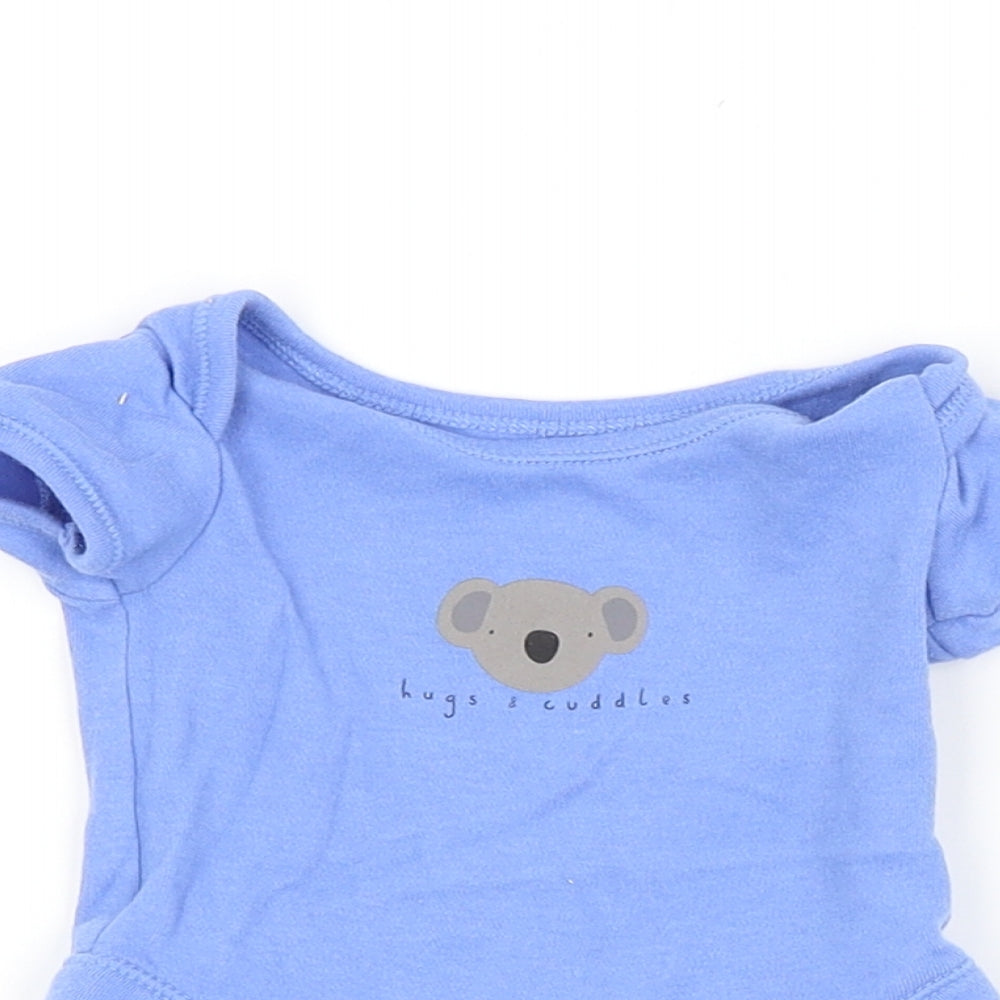 George Baby Blue   Babygrow One-Piece Size 0-3 Months