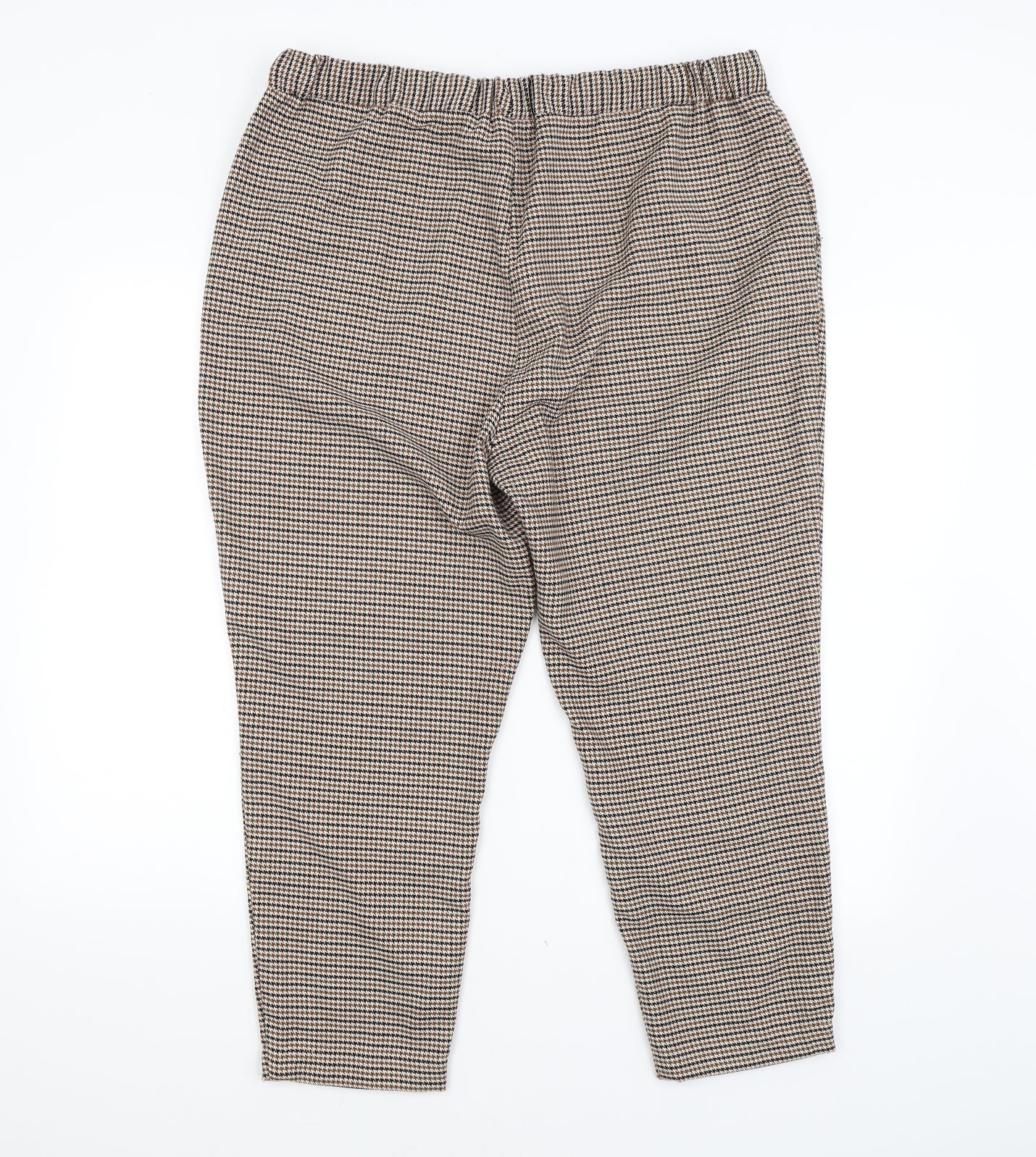 Papaya Womens Multicoloured Check  Trousers  Size 18 L25 in