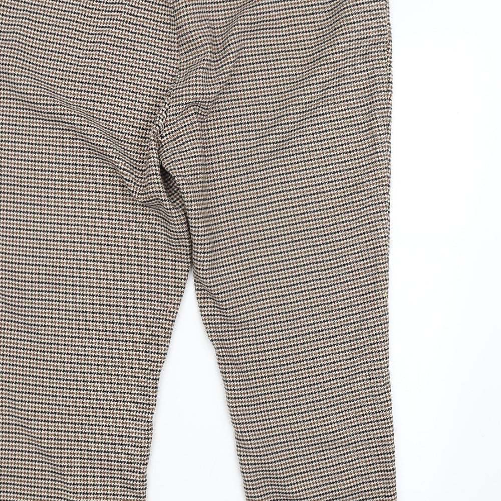 Papaya Womens Multicoloured Check  Trousers  Size 18 L25 in
