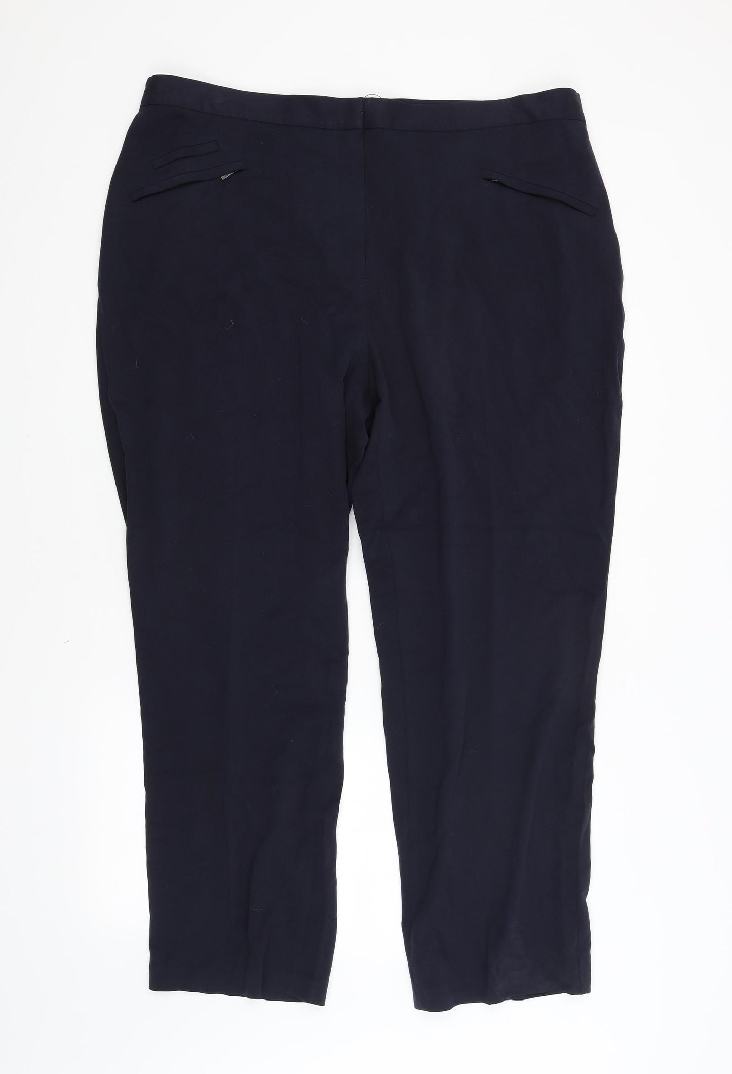 M&S Womens Blue   Trousers  Size 20 L28 in