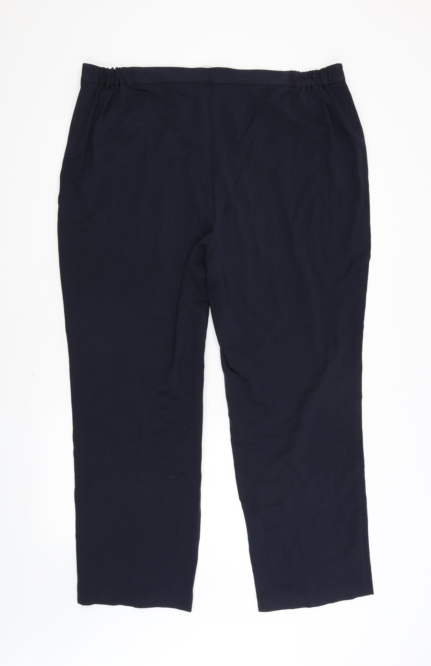 M&S Womens Blue   Trousers  Size 20 L28 in