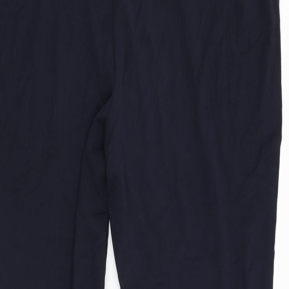 M&S Womens Blue   Trousers  Size 20 L28 in