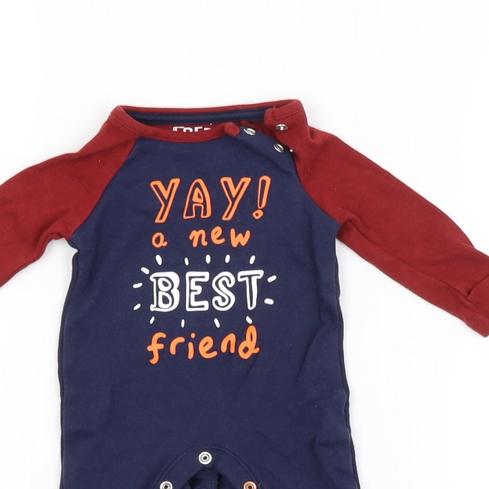 F&F Baby Multicoloured   Babygrow One-Piece Size 0-3 Months  - BEST FRIEND