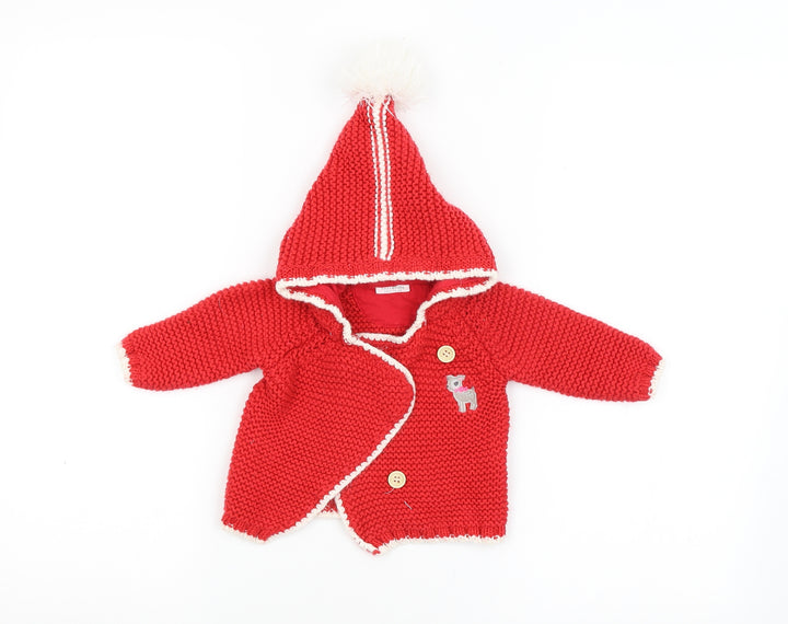 NEXT Baby Red   Basic Coat Coat Size 3-6 Months