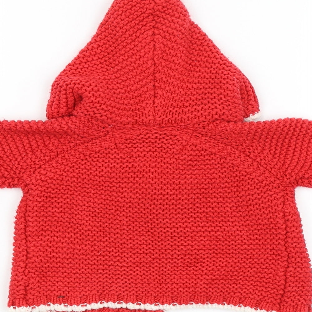 NEXT Baby Red   Basic Coat Coat Size 3-6 Months
