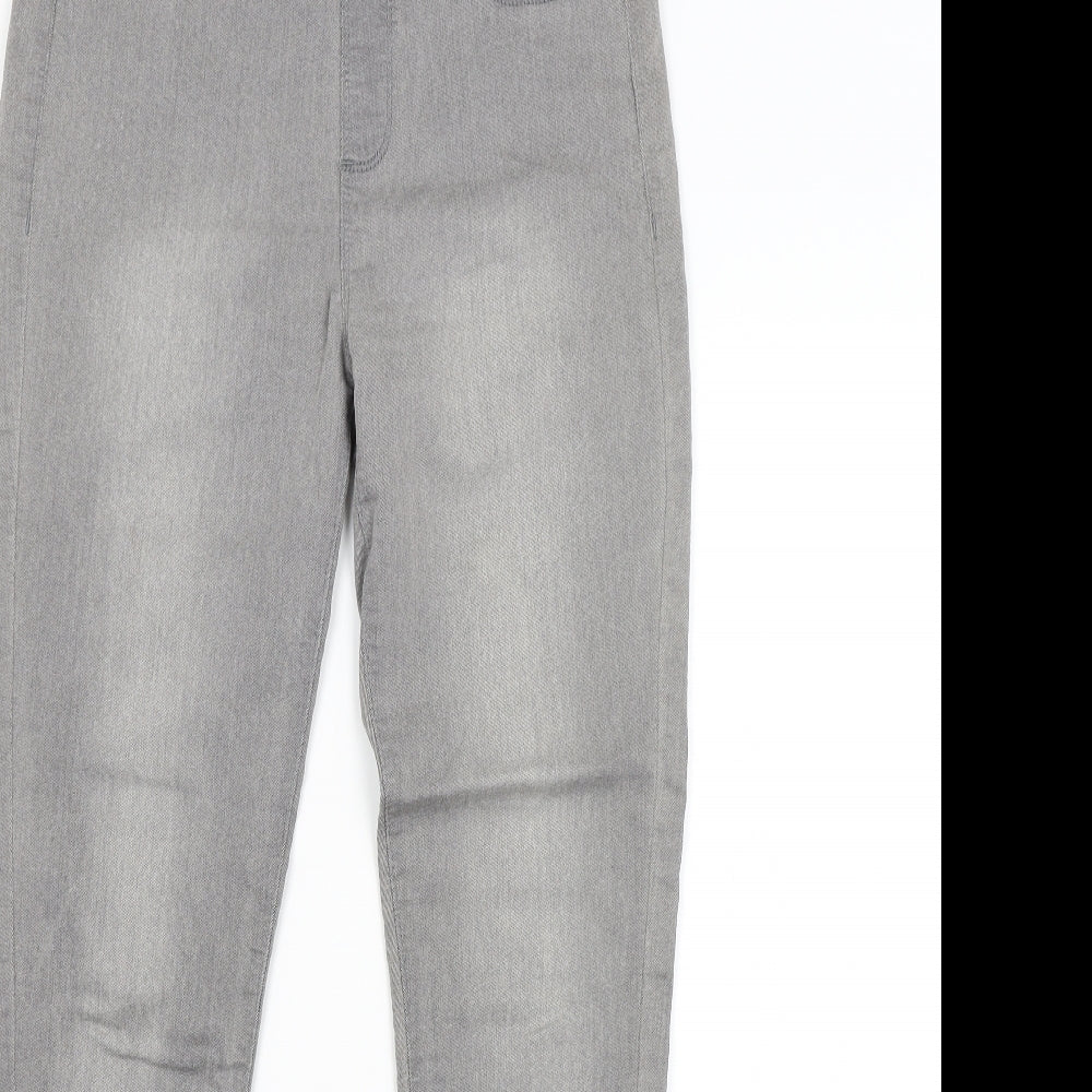 Peacocks Womens Grey   Jegging Leggings Size 10 L29 in