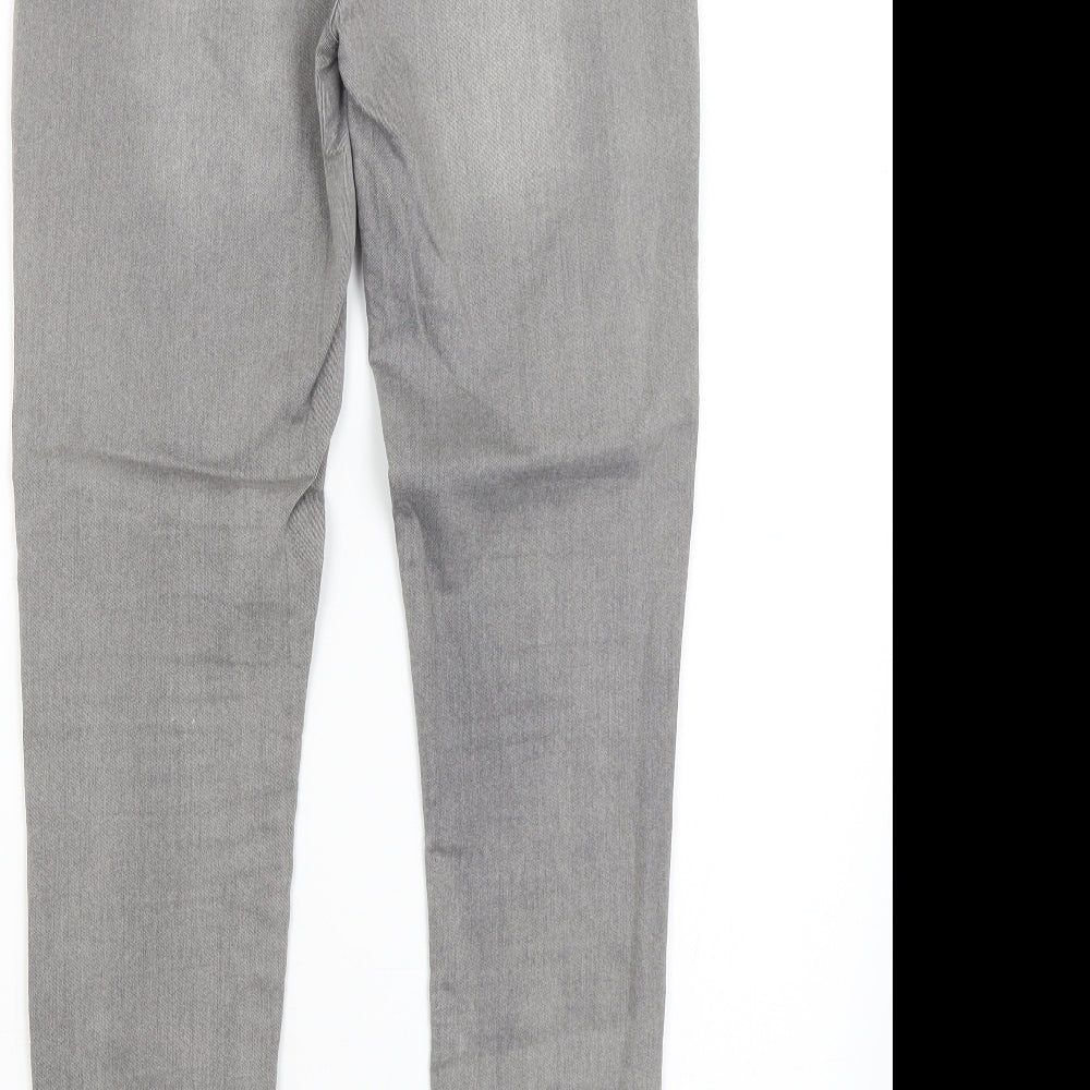 Peacocks Womens Grey   Jegging Leggings Size 10 L29 in