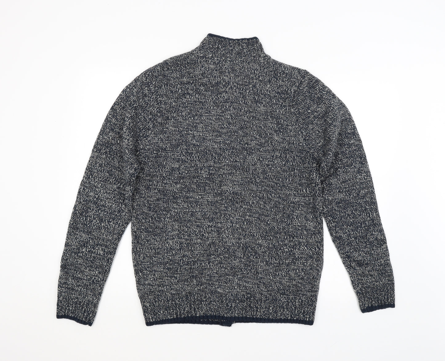 F&F Mens Grey   Cardigan Jumper Size S