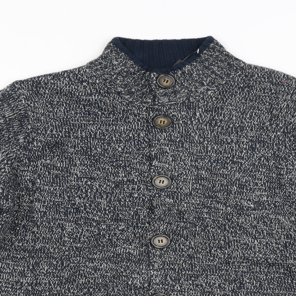 F&F Mens Grey   Cardigan Jumper Size S