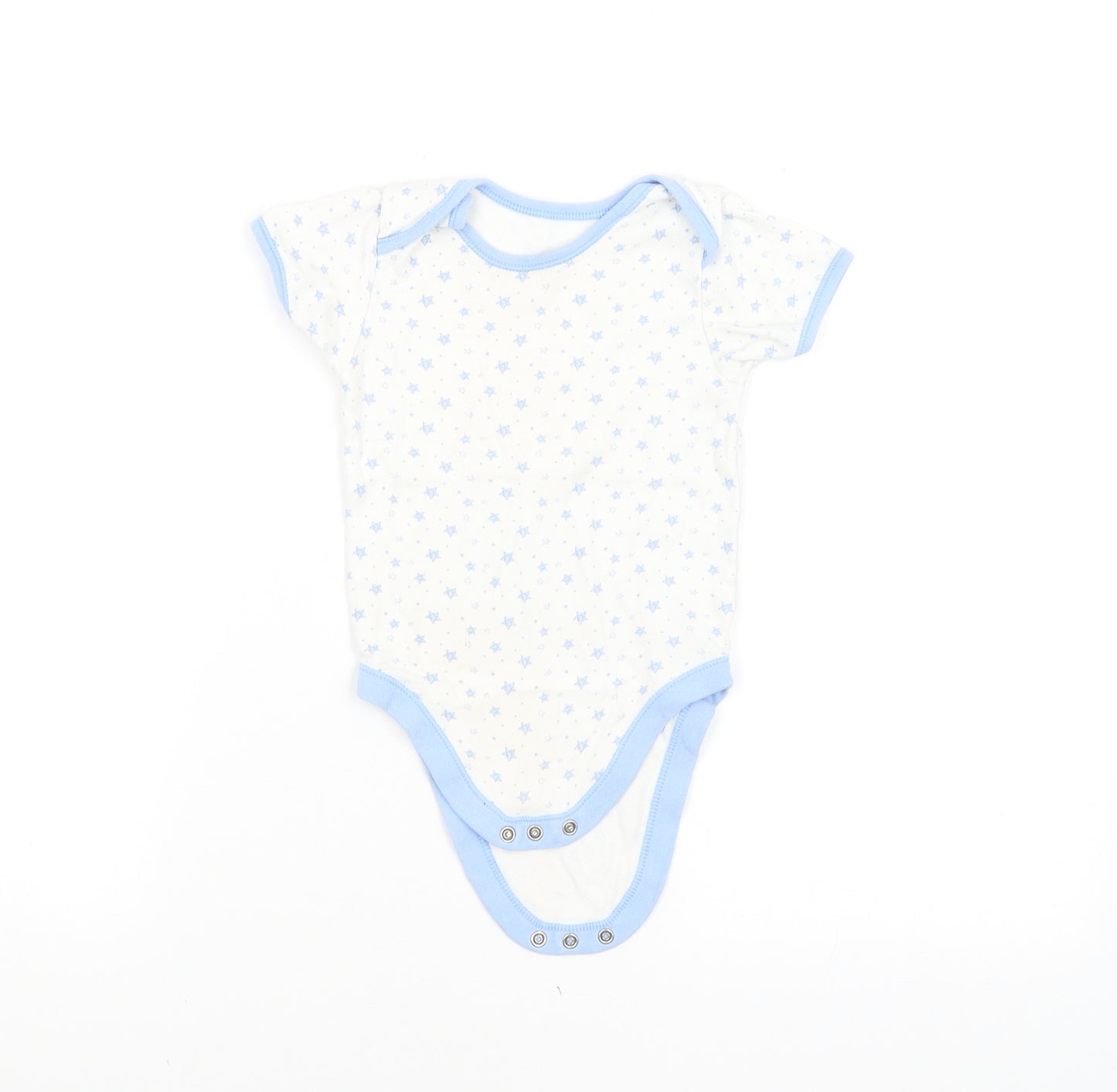 George Baby White Geometric  Babygrow One-Piece Size 18-24 Months