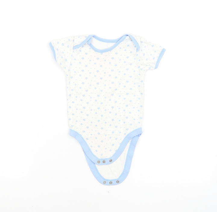 George Baby White Geometric  Babygrow One-Piece Size 18-24 Months