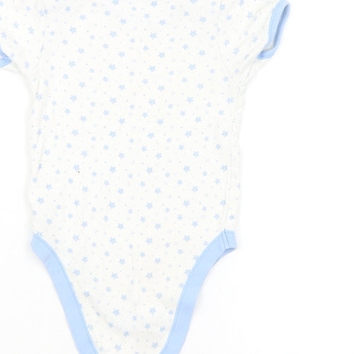 George Baby White Geometric  Babygrow One-Piece Size 18-24 Months