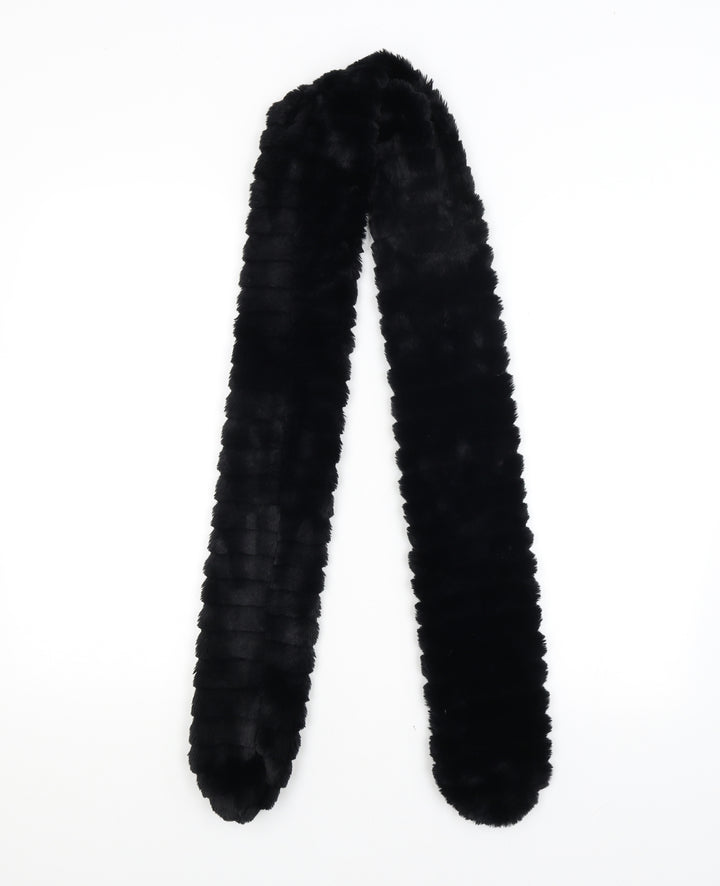 Preworn Womens Black    Scarf