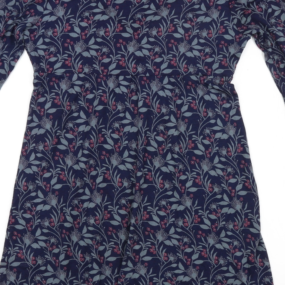 White Stuff Womens Multicoloured Floral  Shirt Dress  Size 12