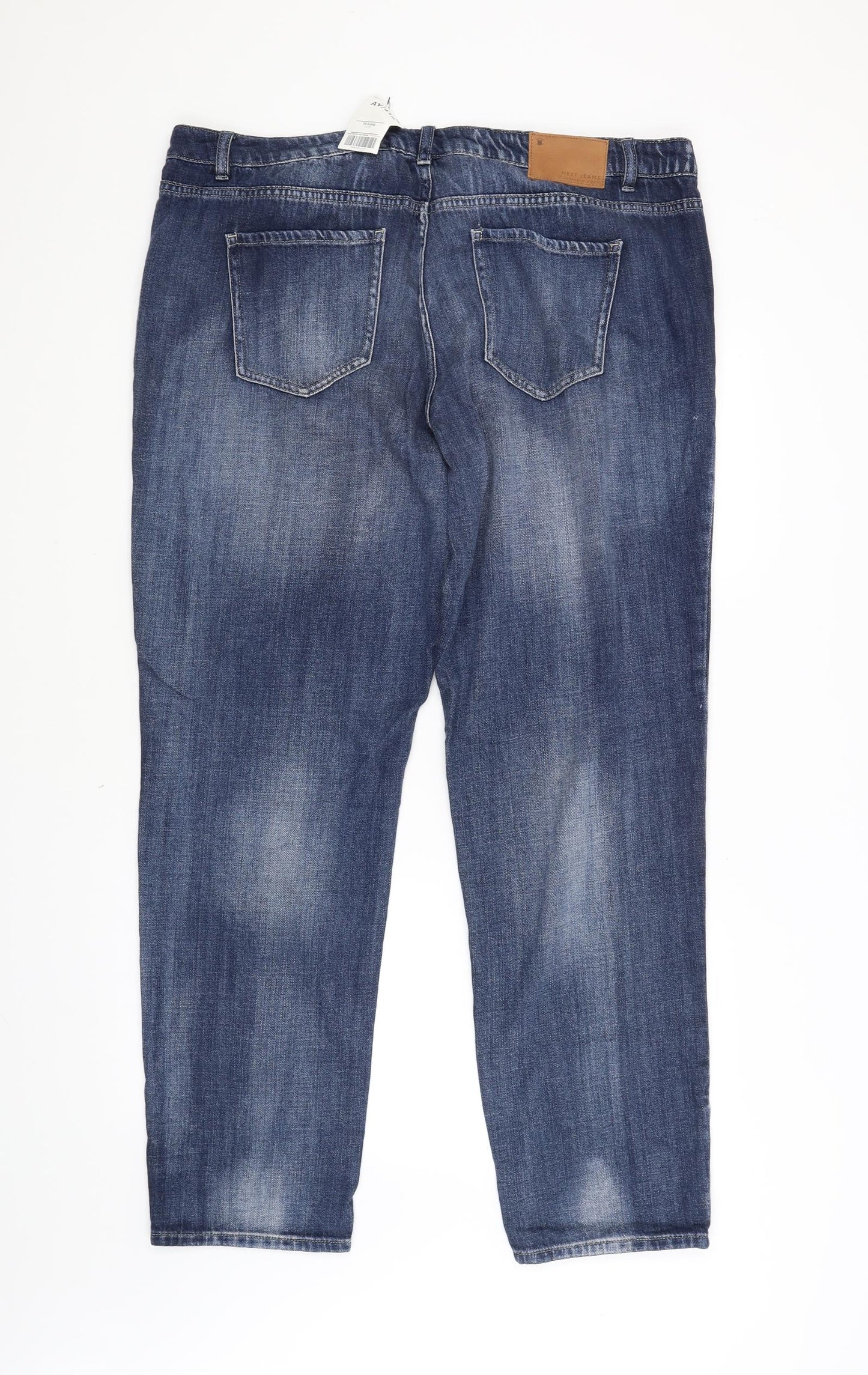 NEXT Womens Blue   Straight Jeans Size 18 L31 in
