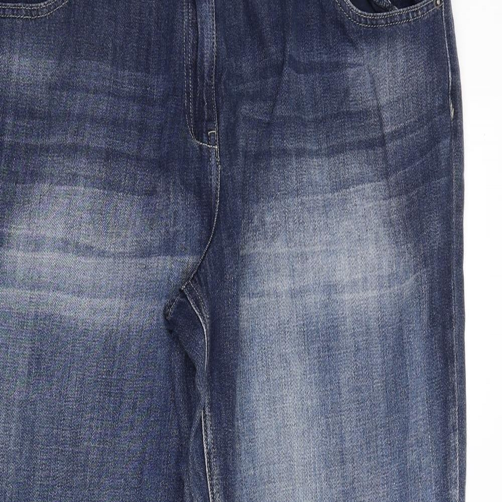 NEXT Womens Blue   Straight Jeans Size 18 L31 in