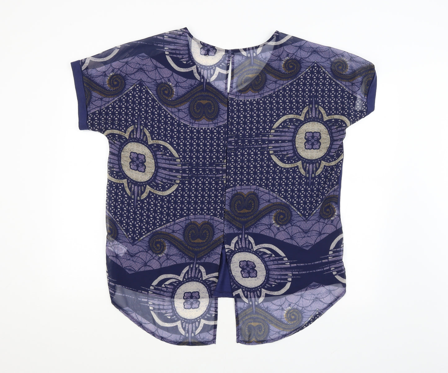 NEXT Womens Purple Floral  Basic Blouse Size 16