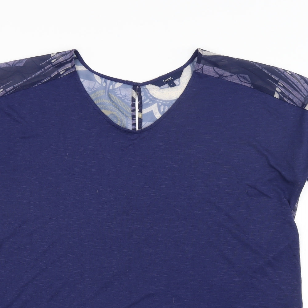 NEXT Womens Purple Floral  Basic Blouse Size 16