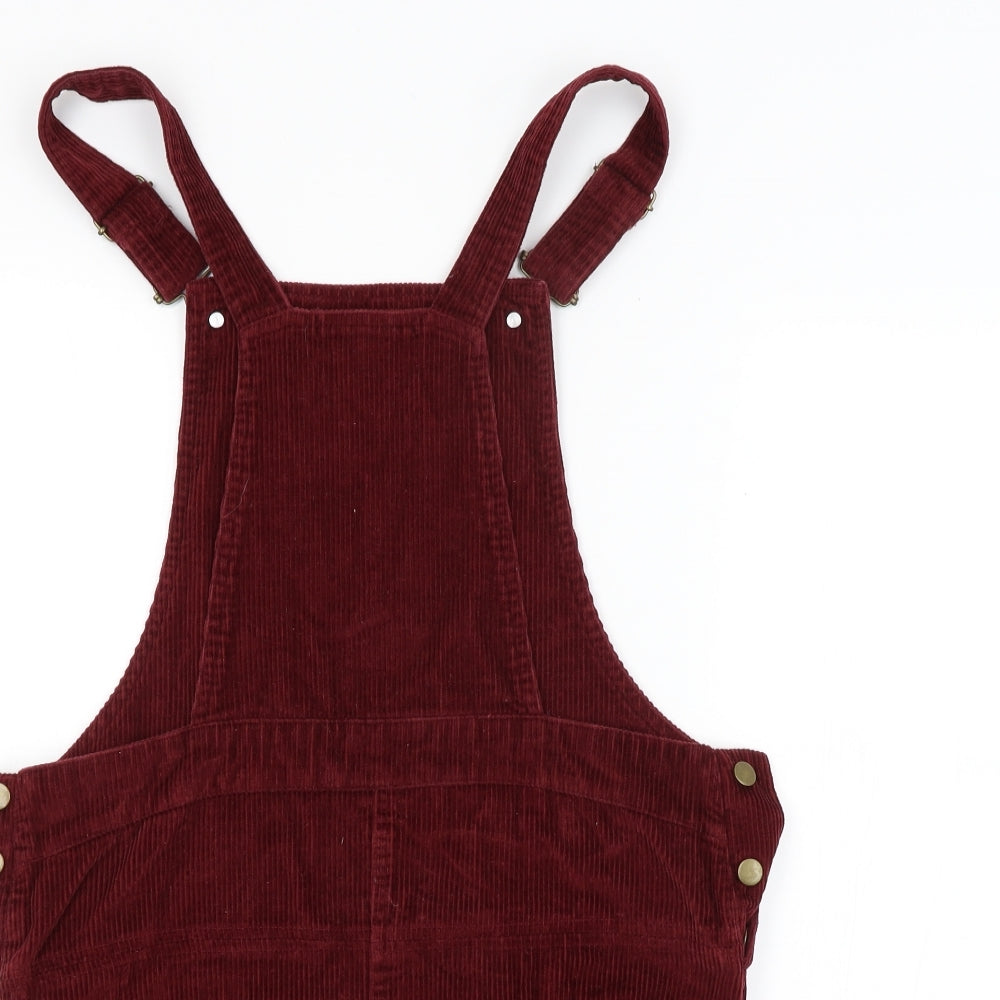 George Womens Red   Dungaree One-Piece Size 10