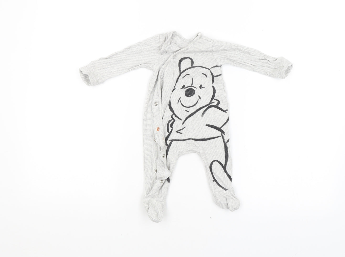 George Baby Grey   Babygrow One-Piece Size 0-3 Months