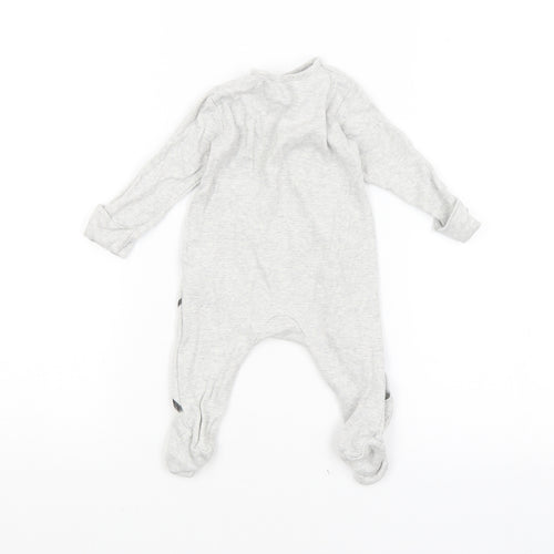 George Baby Grey   Babygrow One-Piece Size 0-3 Months