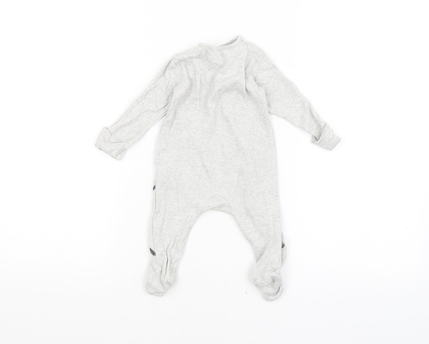 George Baby Grey   Babygrow One-Piece Size 0-3 Months