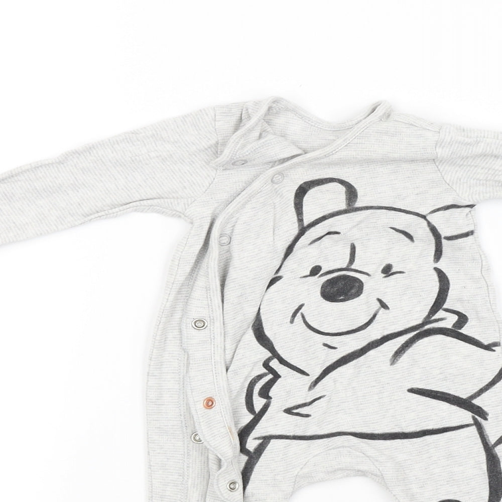 George Baby Grey   Babygrow One-Piece Size 0-3 Months